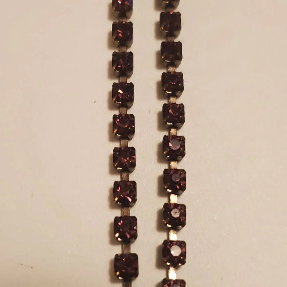1 Big Ruby Stone Necklace, item # A 1238, wt . 42 grams. - Picture 4 of 13